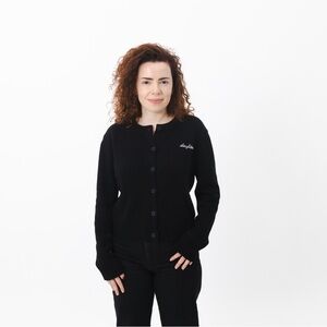 Black Cardigan Sweater